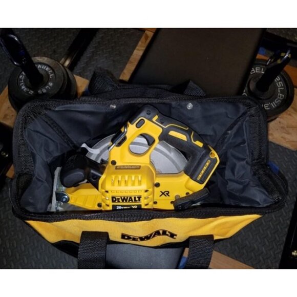 15" Medium Heavy Duty Contractor Tool Bag - Picture 2 of 2